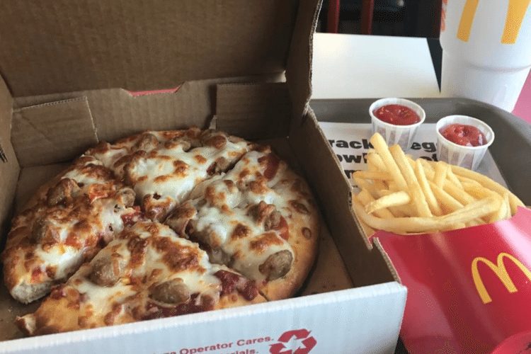 The McPizza a McDonalds limited time offer