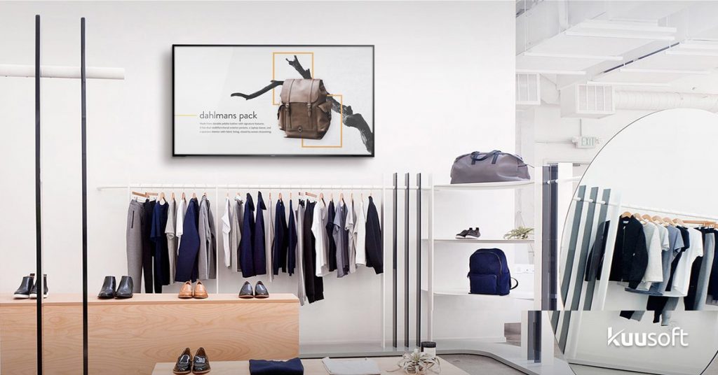 how to digital signage retail
