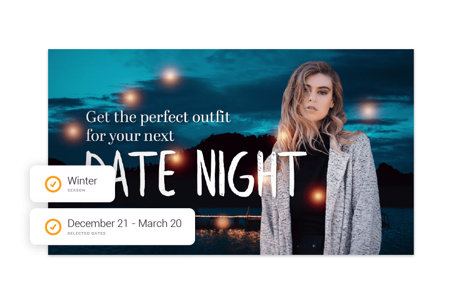 date range filter night out
