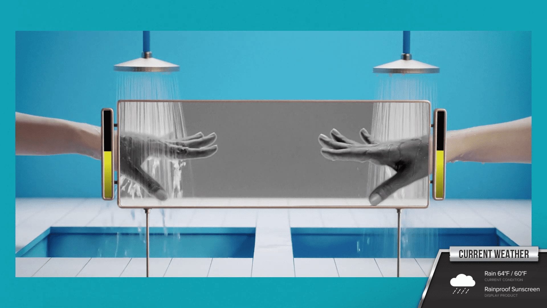 water temperature display graphic