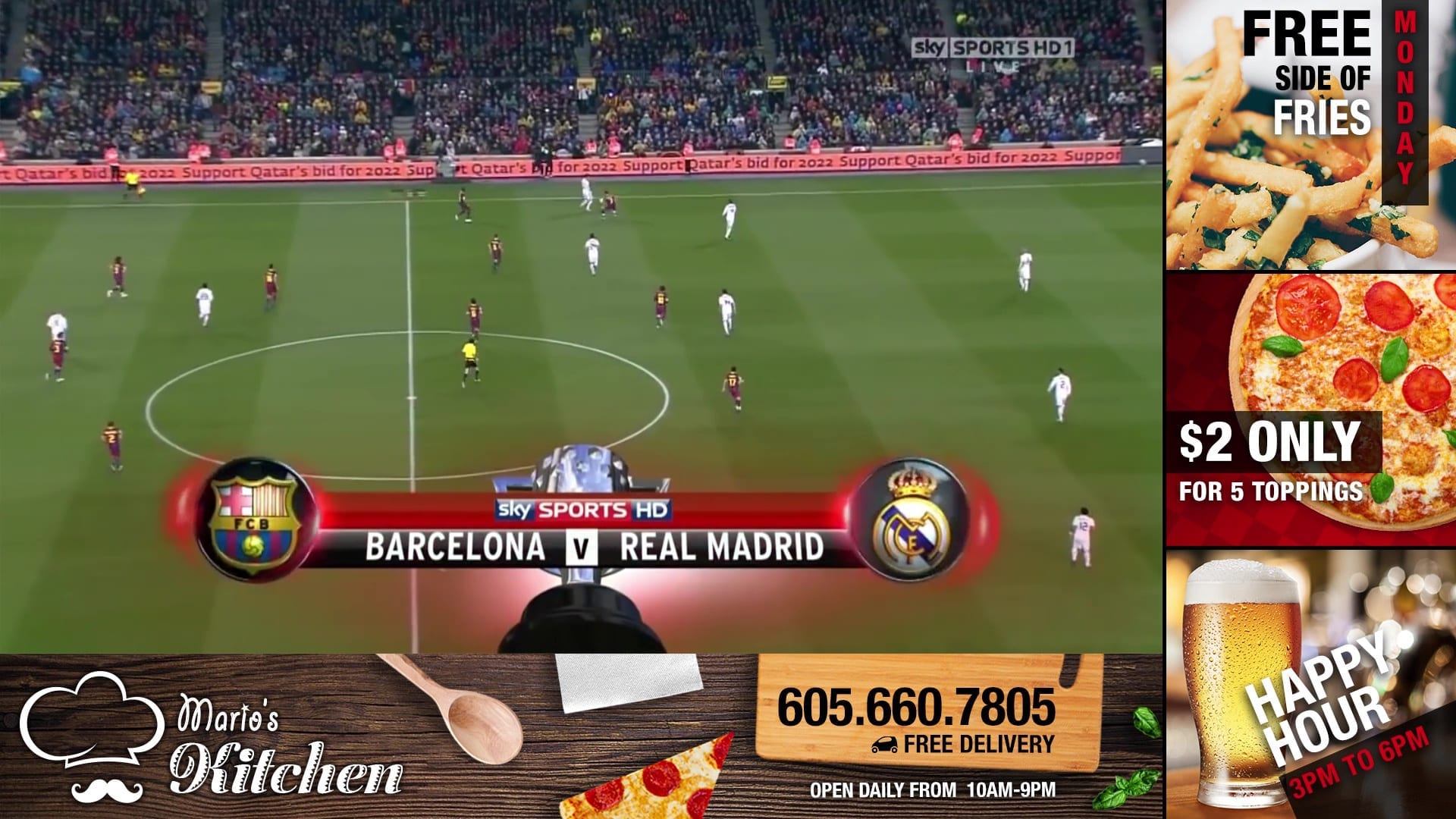 live tv for digital signage