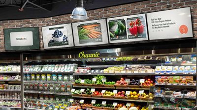 Digital Signage for Grocery Stores and Supermarkets