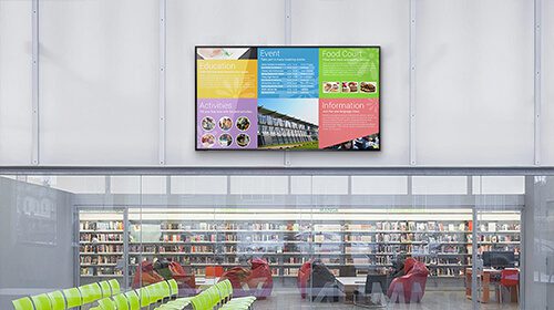 school digital signage wayfinding