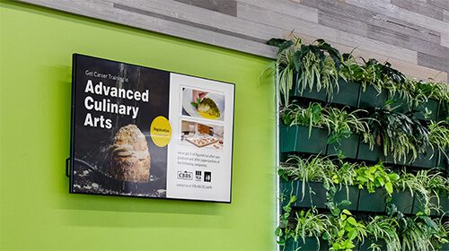 digital signage for schools