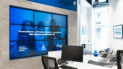 bank scenario sign