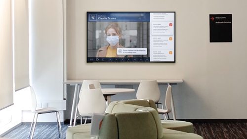 healthcare display digital