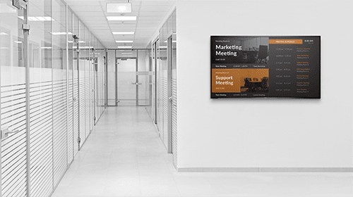 digital signage for meeting room