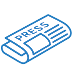 Icon Blue Press